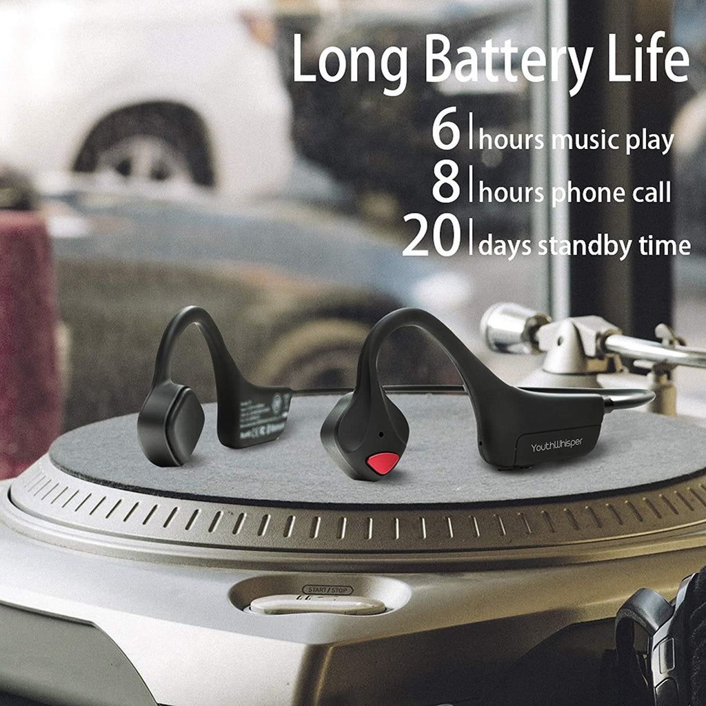 YouthWhisper Bluetooth Bone Conduction Headphones with Mic, Titanium L – youthwhisper YouthWhisper Bluetooth Bone Conduction Headphones with Mic, Titanium L – youthwhisper