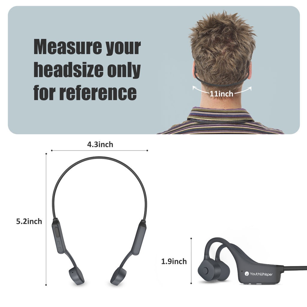 Bone Conduction Headphones, Open Ear Headphones Sports Wireless